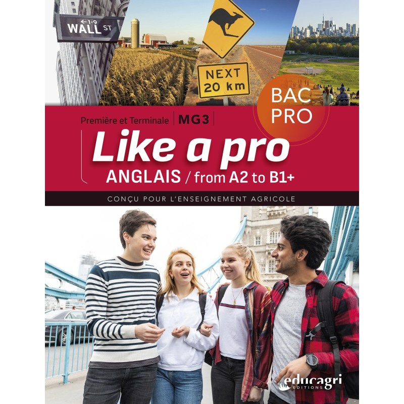 Anglais « Like a Pro » - Manuel 1re et Tle Bac pro - MG3