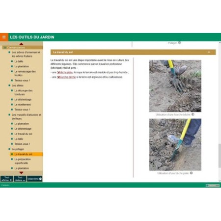 Les outils du jardin