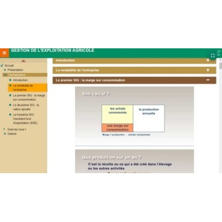 Gestion de l'exploitation agricole : les marges