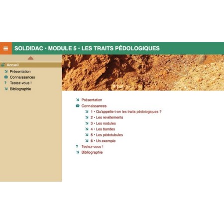 Les traits pédologiques