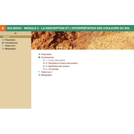 Les couleurs des sols