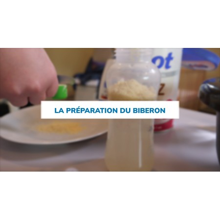 La préparation du biberon